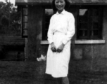 A Chinese nurse in uniform in SW China during WWII.