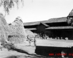 Local people in China, Yunnan province: A village scene.