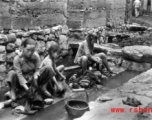 Women washing clothes in Yunnan province, China, during WWII.