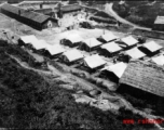 The hostel area at the American base at Suichuan (Suichwan) airbase, Jiangxi province, during WWII.