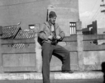 GI combat photographer out seeing the sights, almost certainly in Kunming, Yunnan province. During WWII.