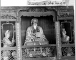 Buddha in temple near Kunming during WWII. March, 1945.