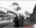 Street in SW China town. In the CBI during WWII.