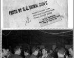 Images of a party and dance at the Hostel #10 Officer's Club on January 19, 1945.  Images provided by Dorothy Yuen Leuba.