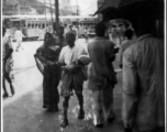 Street scene in India during WWII.