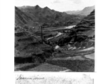 Temple and scenery north of Kunming during wartime.