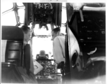 Inside B-24 during flight. This should be B-24 #44-51040, Colonel William D. Hopson piloting.