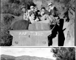 The men traveled by jeep to the site, over rough dirt tracks, but through beautiful country, as in these images.