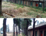 Remains of the American Camp Schiel rest camp, to the east of Kunming at the north end of Yangzonghai (阳宗海) lake, in 2007. 