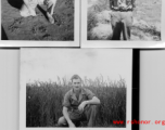 American GIs near an American air base in WWII in Yunnan province, China, most likely around the Luliang air base area.