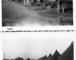 GI tent camp in India during WWII.w